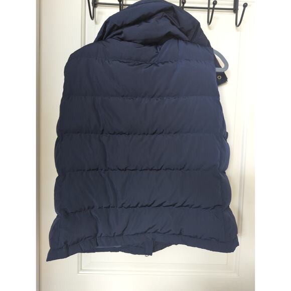 Talbot Petites | Navy Cowl Neck Full Zip Puffer Vest | XL - Picture 3 of 7